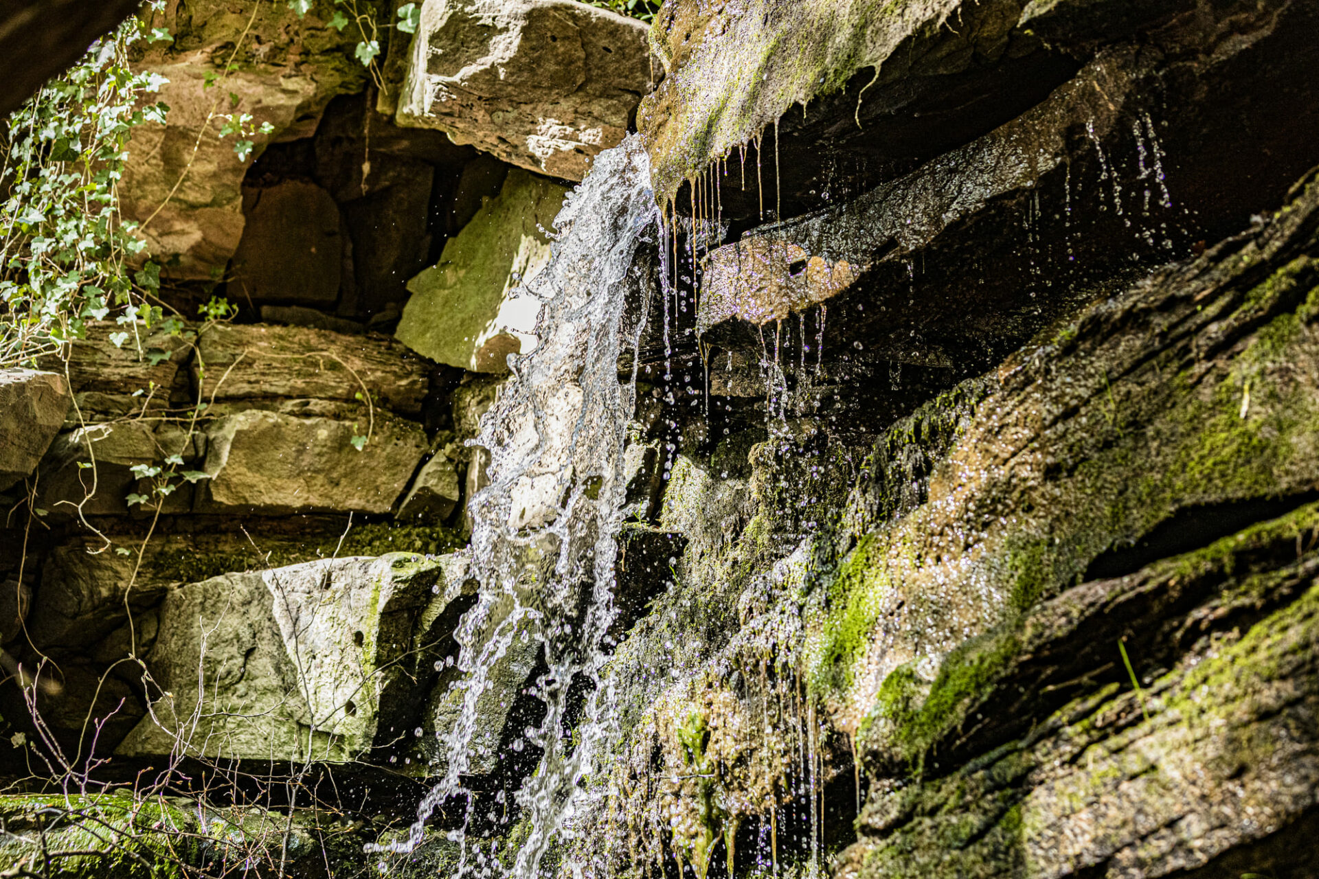 Kleiner Wasserfall in der Margaretenschlucht