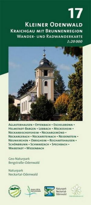 Wanderkarte Nr. 17 - Kleiner Odenwald/Kraichgau mit Brunnenregion